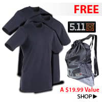 FREE 5.11 Tactical Folding Knife with the purchase of a 5.11 Tactical TacTec Plate Carrier - A $30.99 VALUE