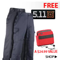 FREE TPO II Organizer with the purchase of Select 5.11 Tactical Company Pants Or Company Cargo Pants - A $24.99 VALUE