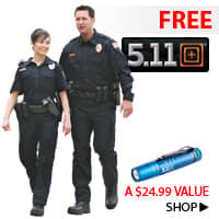 FREE 5.11 ATAC Penlight with the purchase of Select 5.11 Tactical PDU Shirts or Pants - A $24.99 VALUE