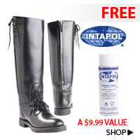 FREE Intapol Boot Shine Spray with the purchase of Intapol Motorcycle Boots - A $9.99 VALUE
