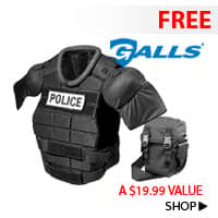 FREE Gas Mask Pouch with the purchase of Galls Upper Body Protector - A $19.99 VALUE