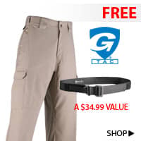 FREE Galls CQB Riggers Belt with the purchase of Galls GTAC Tactical Pants - A $34.99 VALUE