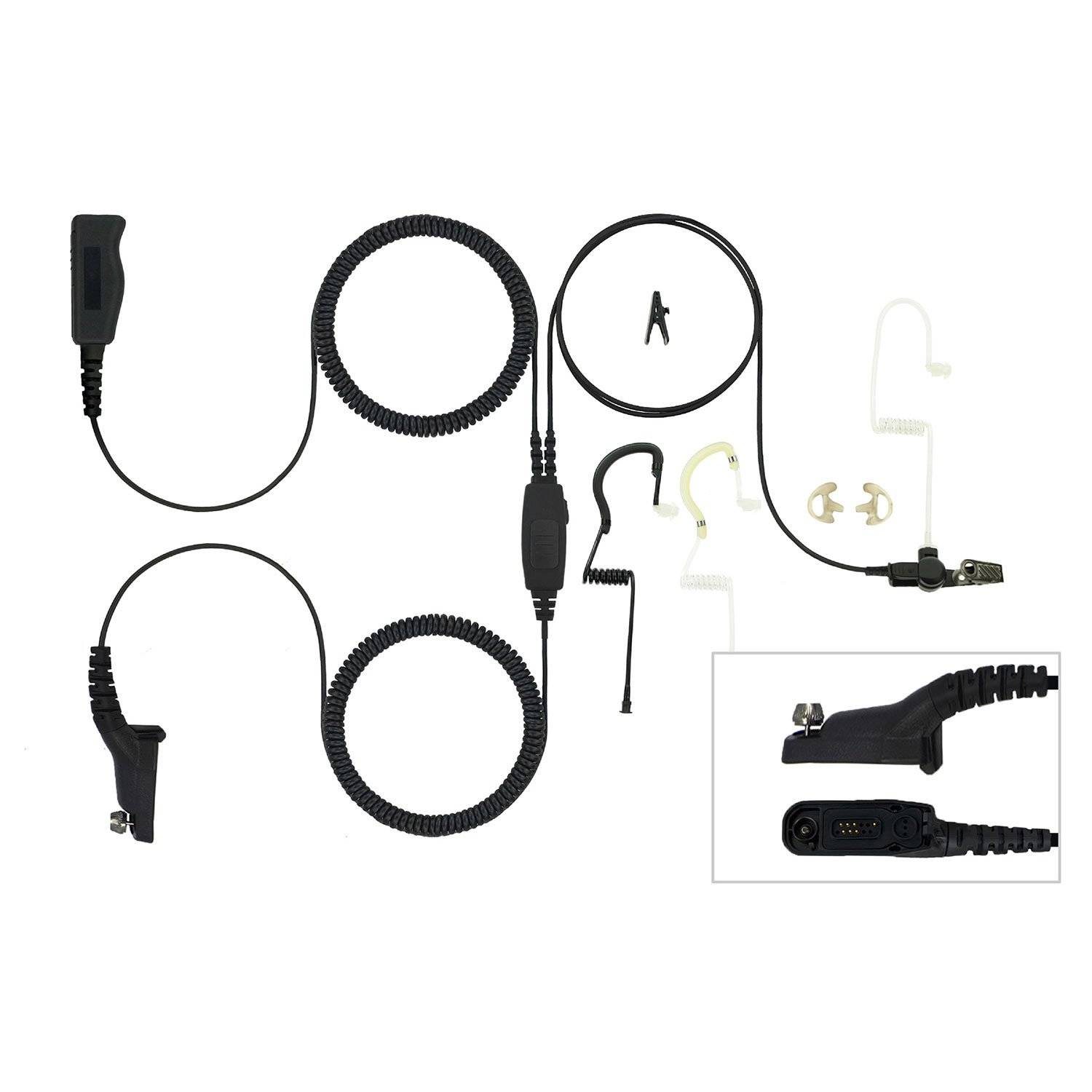 EarHugger Three-Wire Kit for Motorola Turbo/APX/XPR