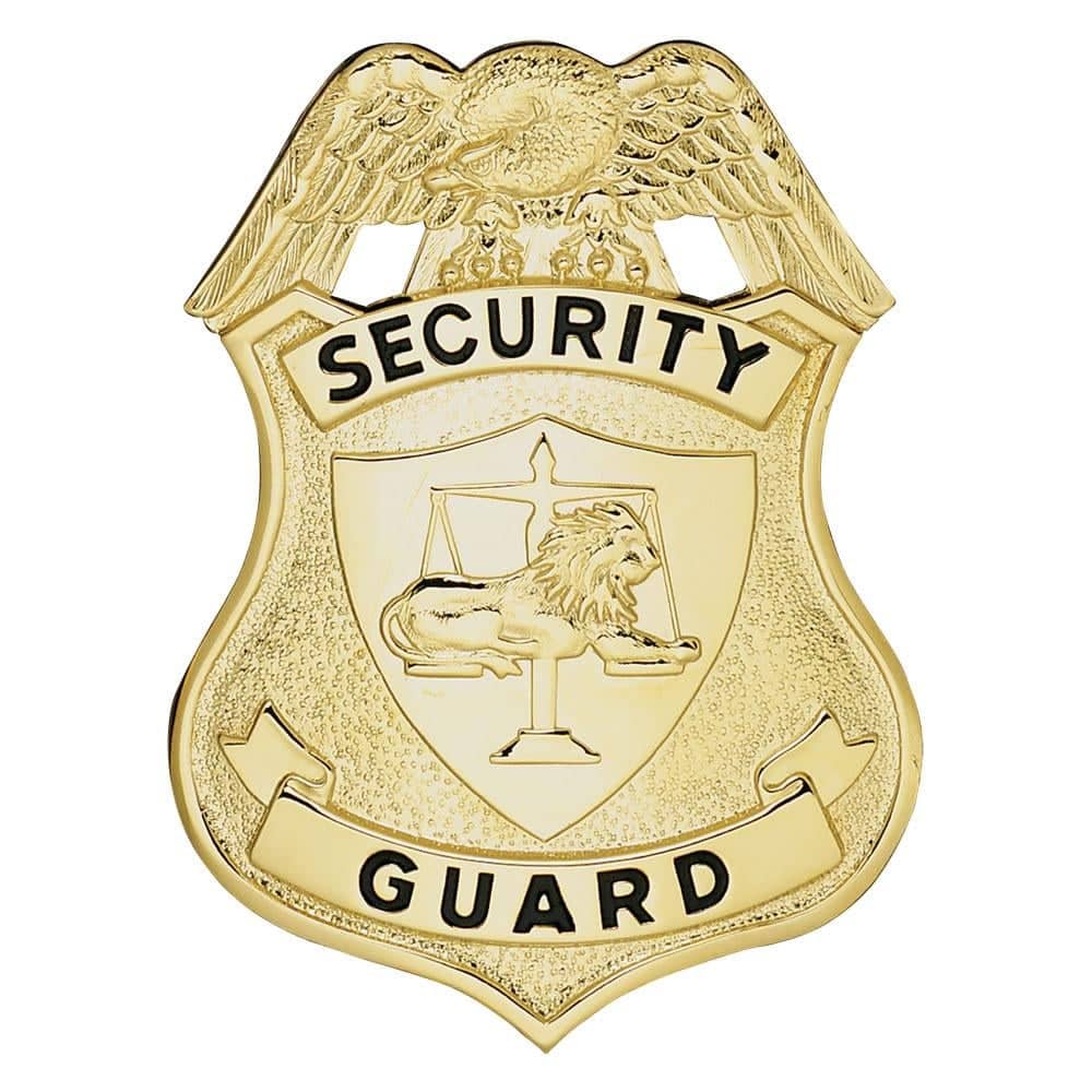 LawPro Security Guard Breast Badge with Lion