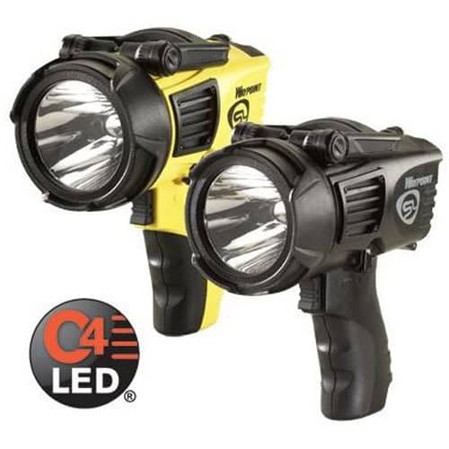 Led flashlight that can start a fire quickly, streamlight waypoint