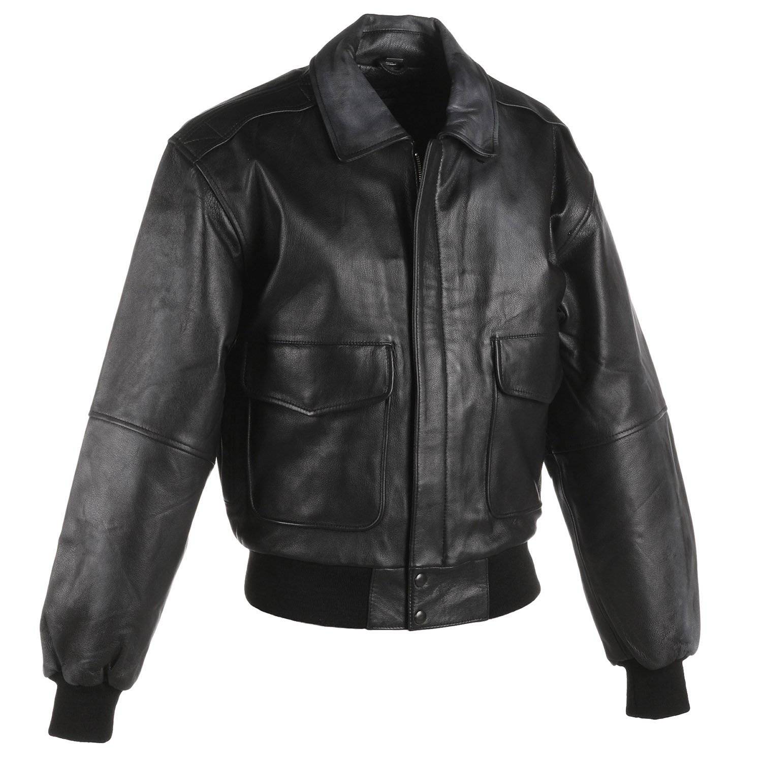 Taylor Leatherwear Goatskin Leather Bomber Jacket
