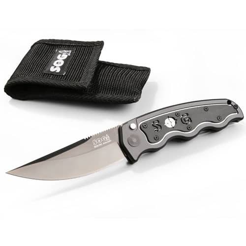 SOG TAC Automatic Knife with Black TiNi Blade