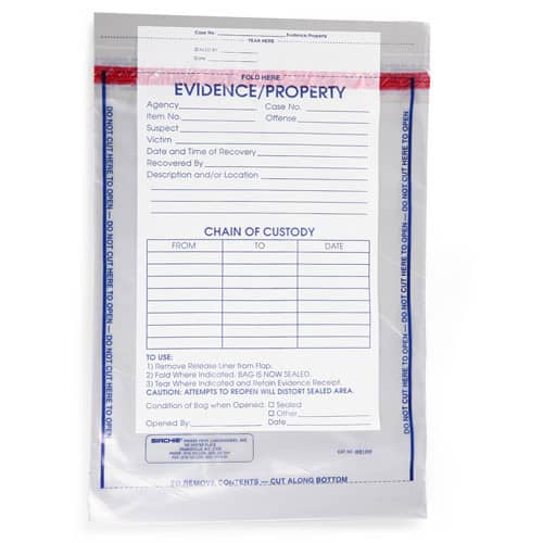 Sirchie Integrity Evidence Bags 100 15 1/2"L x 12"