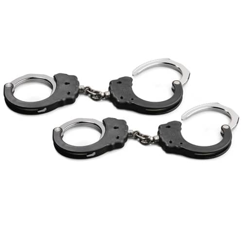 ASP Two Tactical Handcuffs and ASP Double Closed Top Cuff Case