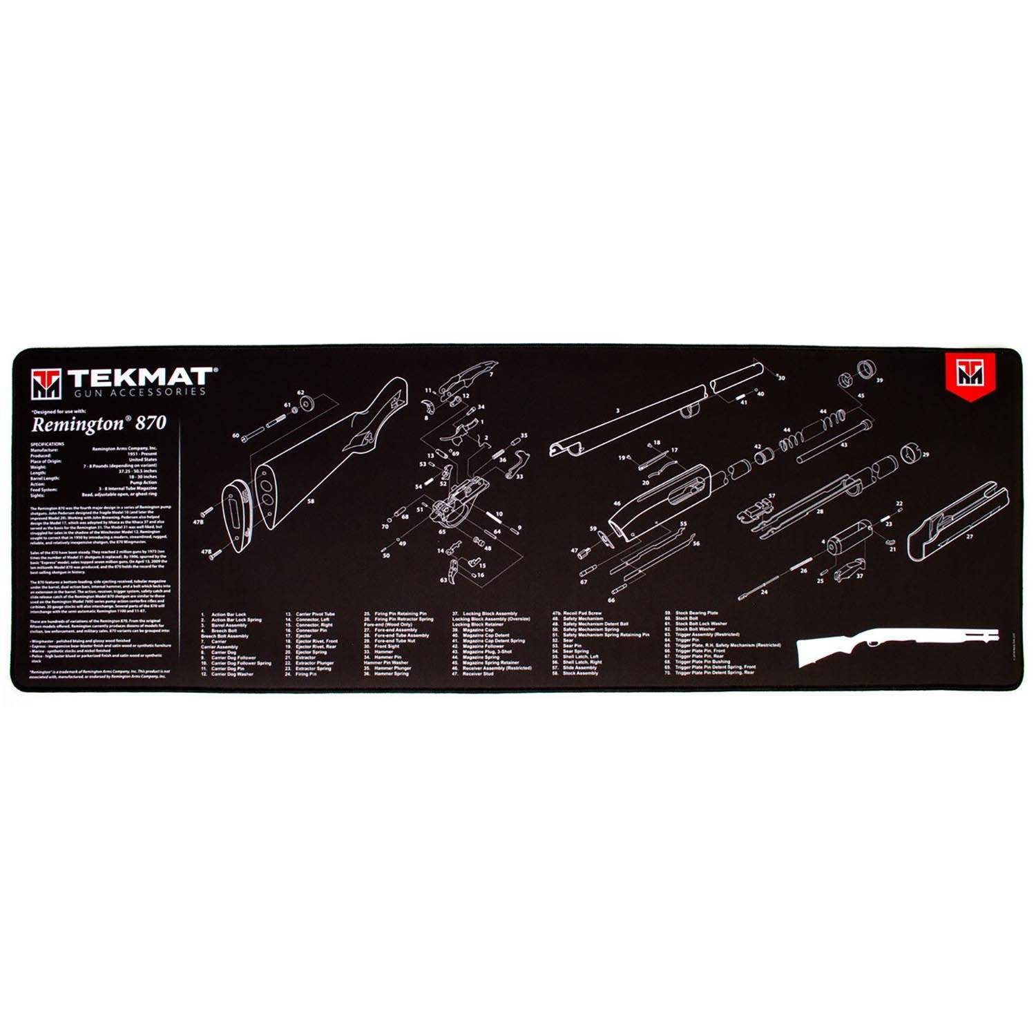 TekMat Ultra Remington 870 Gun Cleaning Mat 44"