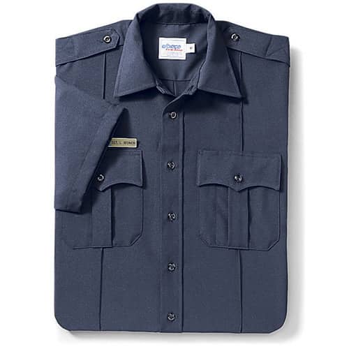 Elbeco Classic TexTrop Polyester Short Sleeve Zipper Shirt
