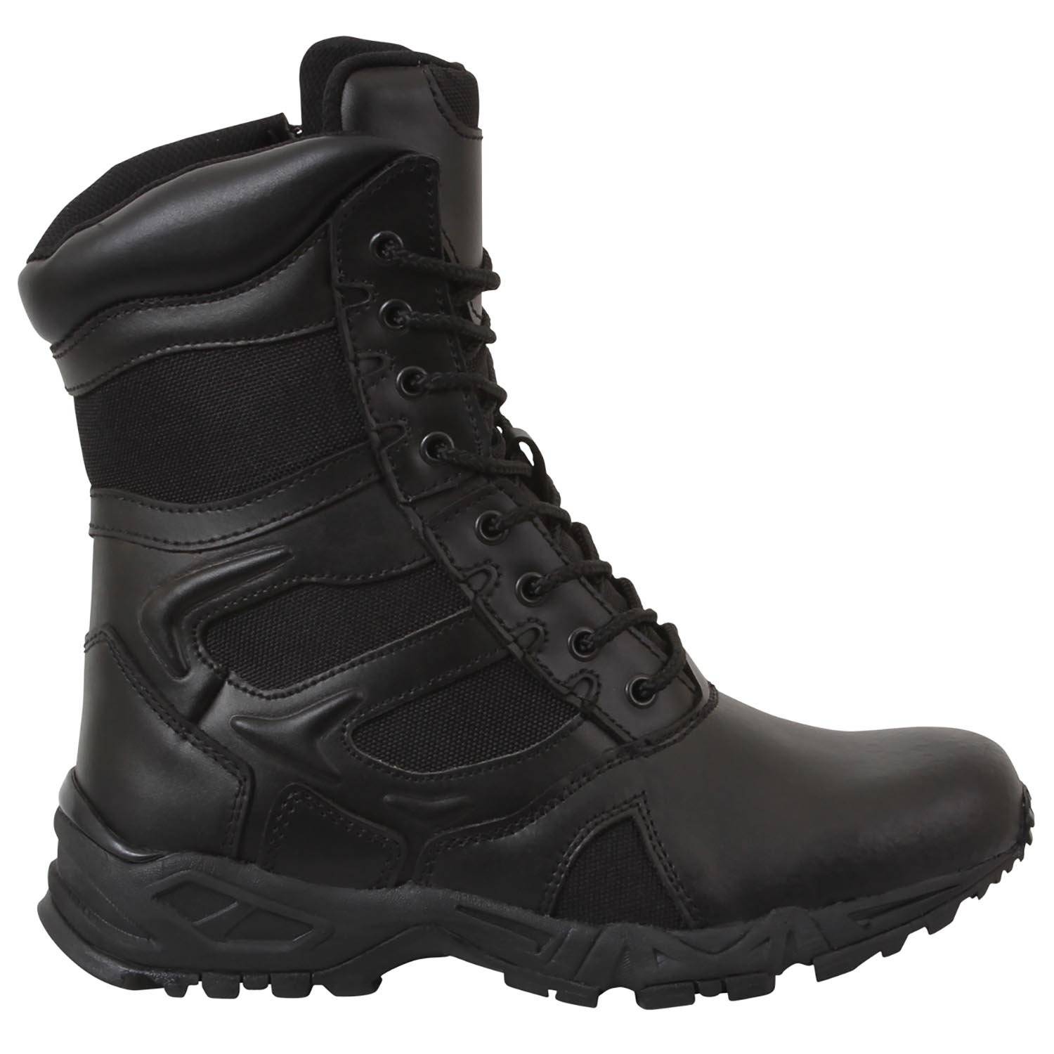 ROTHCO 8" FORCED ENTRY SIDE ZIP DEPLOYMENT BOOTS