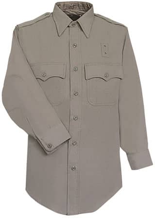 Fechheimer Men's CHP Gabardine Poly Wool Long Sleeve Shirt