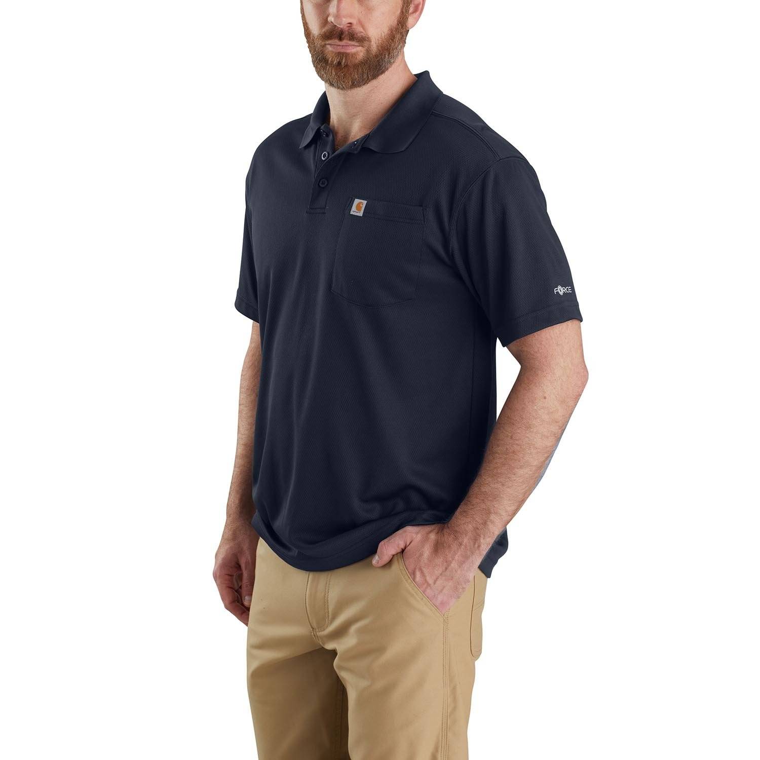 CARHARTT FORCE RELAXED FIT LIGHTWEIGHT SHORT-SLEEVE POLO