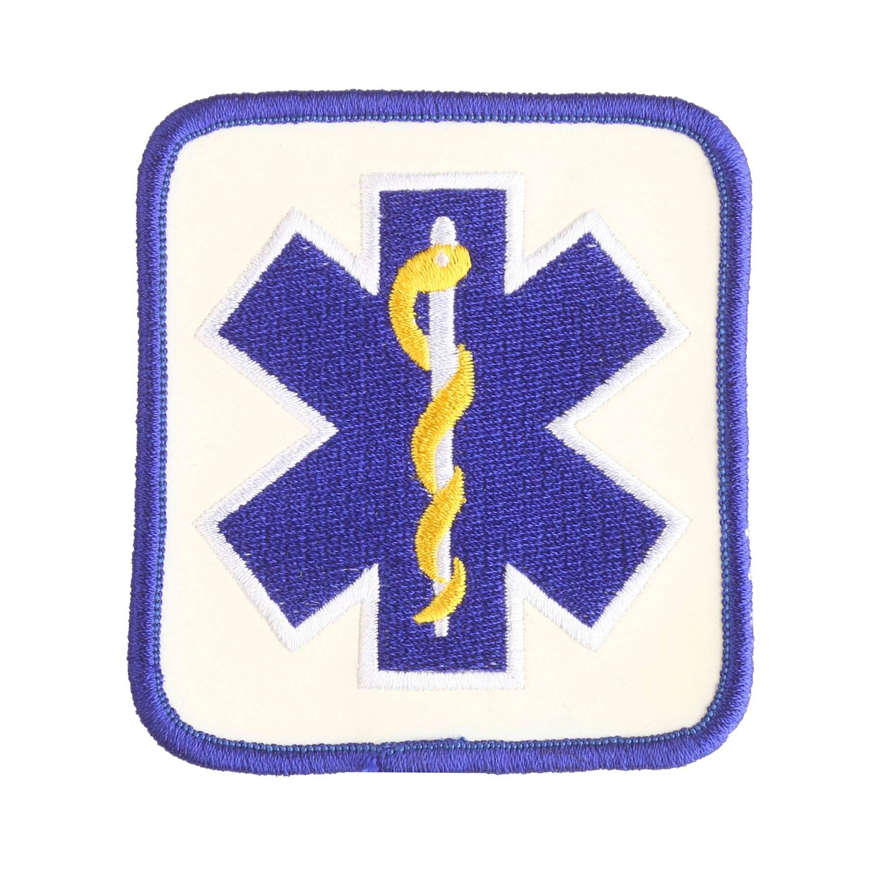 Hero's Pride Star of Life Rectangle Reflective Patch