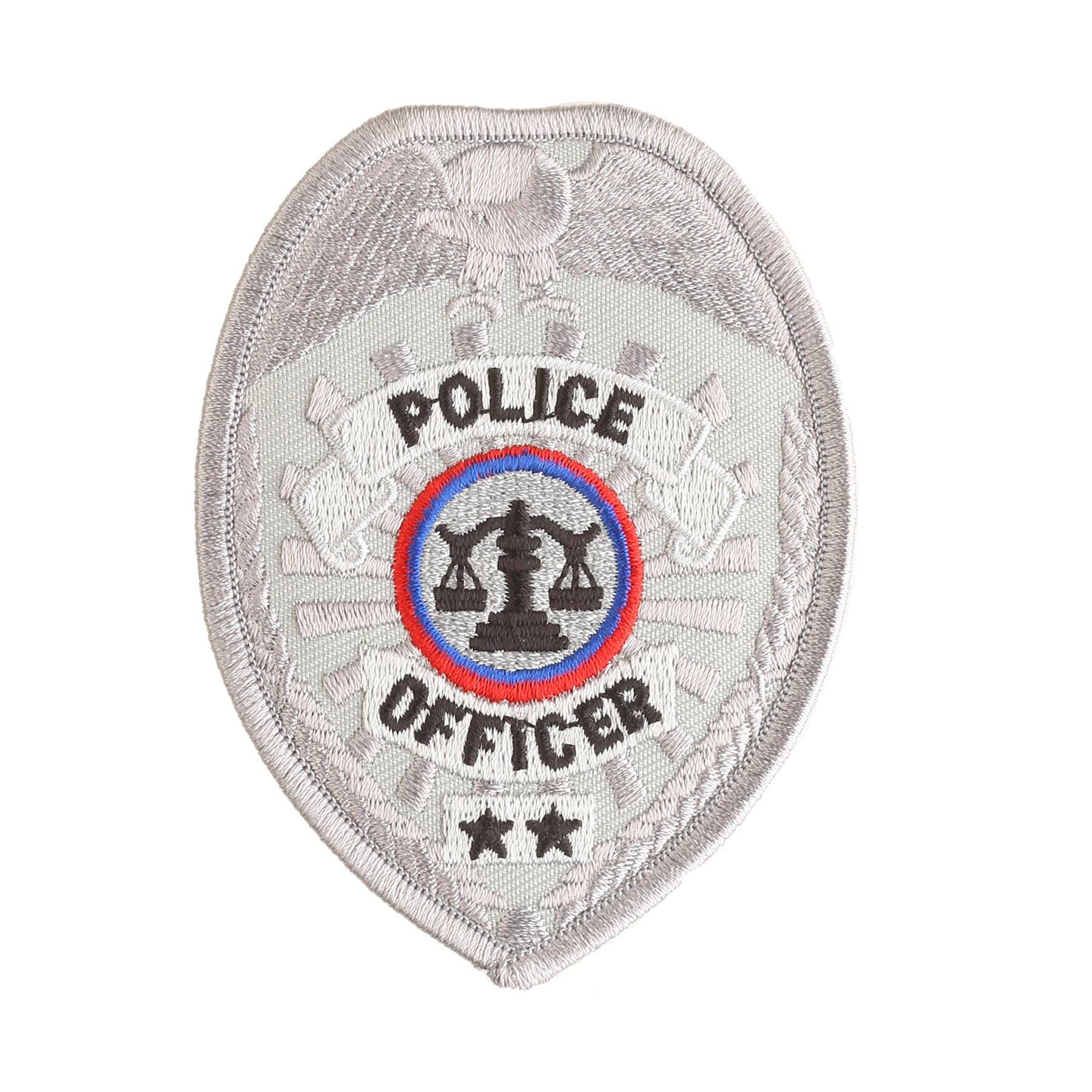 Hero's Pride Silver Shield Police Officer Chest Patch