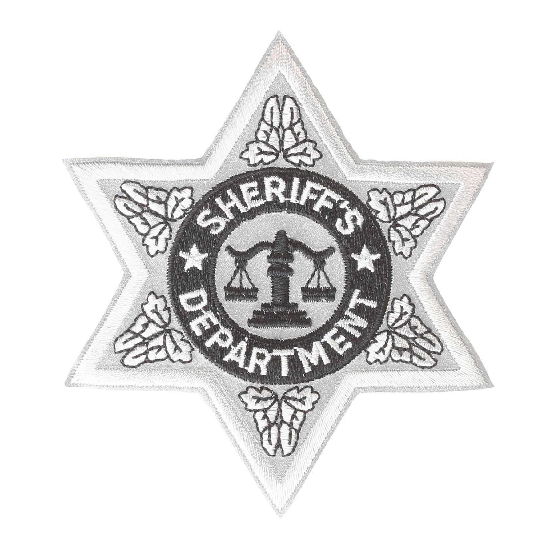 HERO'S PRIDE REFLECTIVE SHERIFF STAR CHEST PATCH