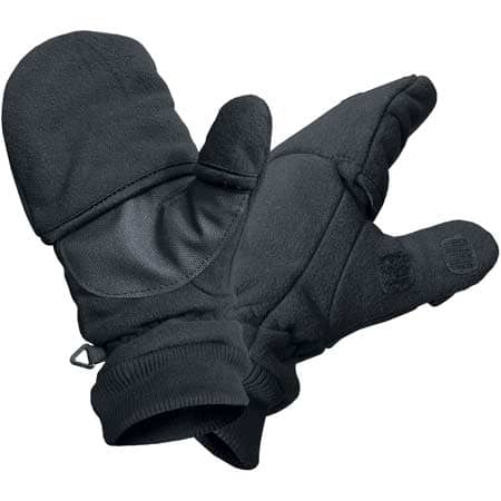 Gloves For Professionals Convertible Fleece Mitten Gloves