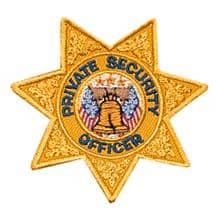 LawPro Private Security Officer 7 Point Star