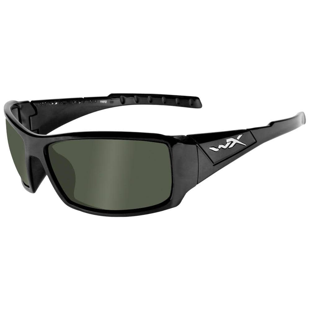Wiley X Twisted Polarized Sunglasses Gloss Black