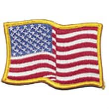 LawPro US Flag Patch, Wavy