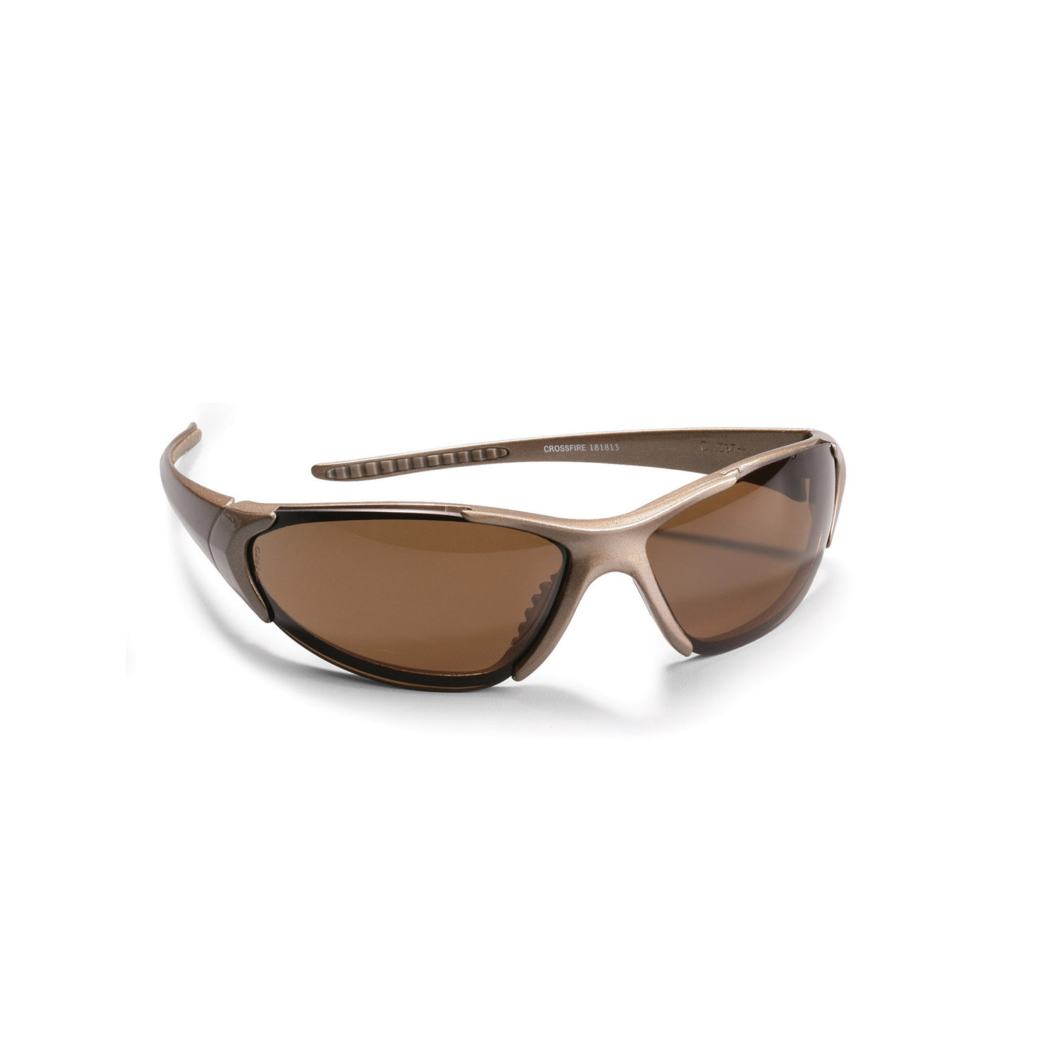 Crossfire 181813 Core Mocha/Brown Polarized Safety Glasses