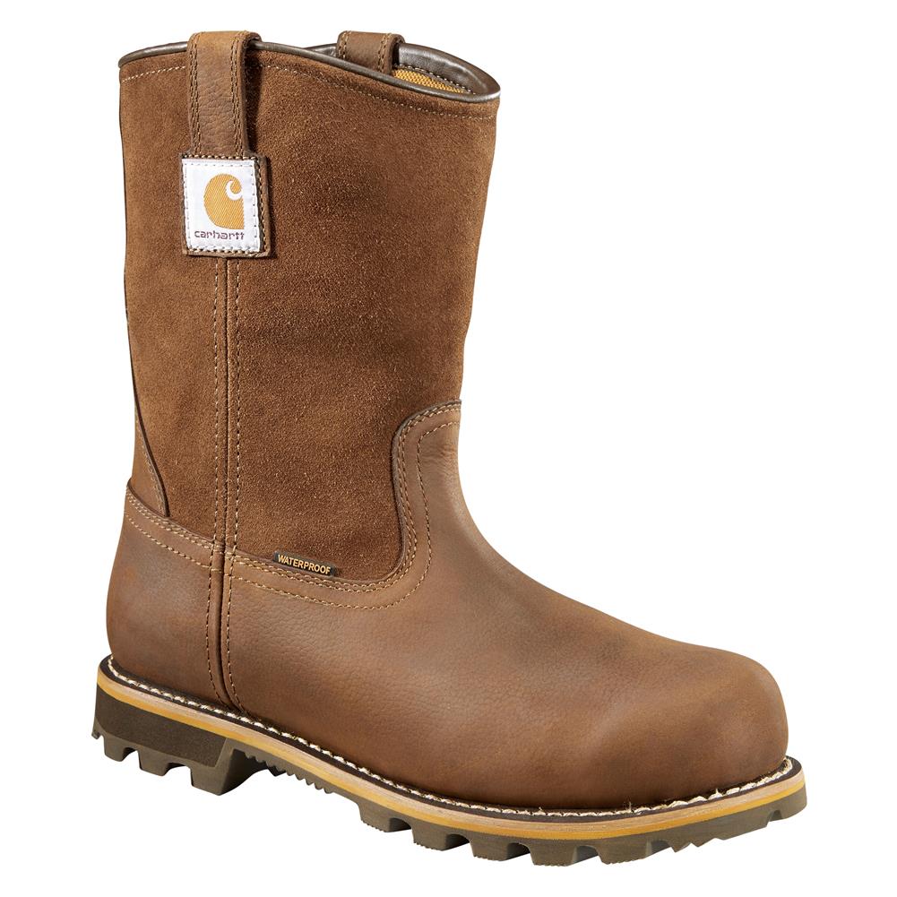 Carhartt Steel Toe Waterproof Wellington Boots Men Size 10 Work Pull On Carhartt Kentwood 9” Steel Toe Wellington Boots Mens 10 M  main image 2