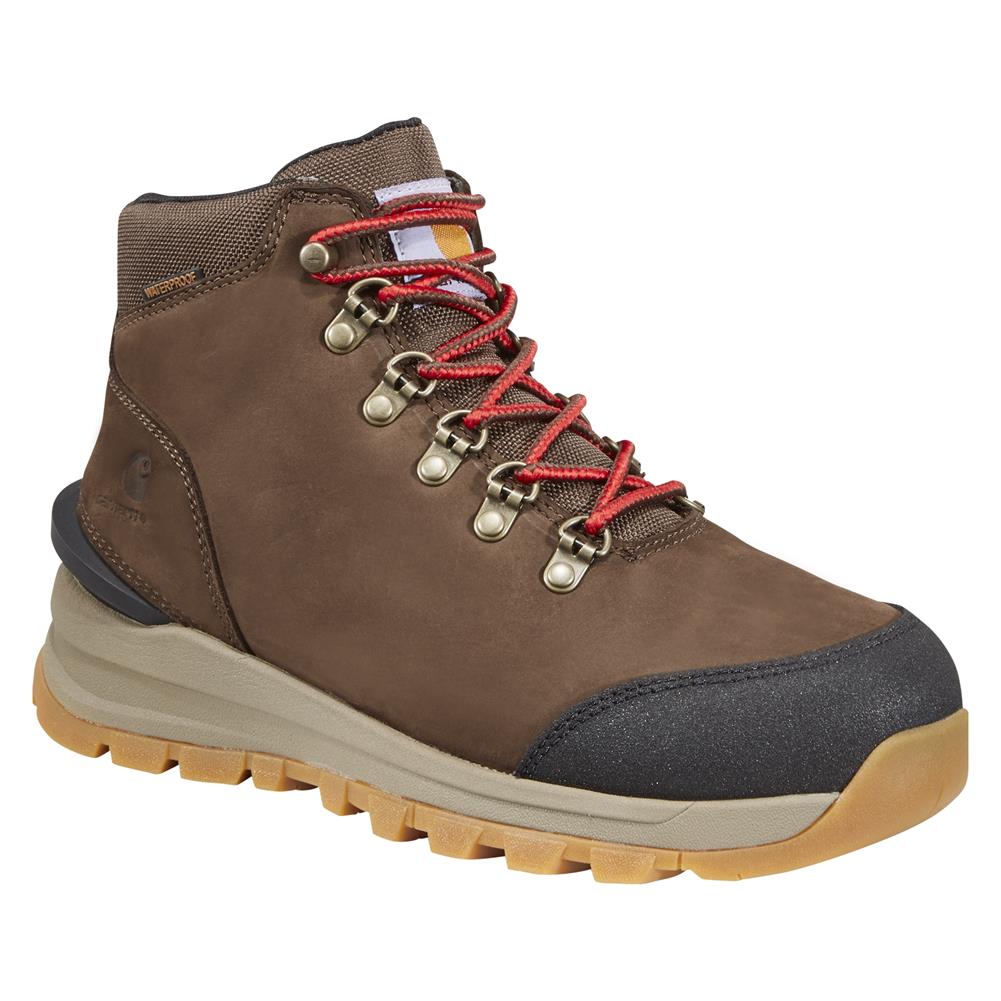 Carhartt Gilmore Men’s Brown Waterproof Alloy Toe Work Hiker Boots Carhartt Mens Gilmore 5 Work Boots 11 Wide Brown Alloy Toe  main image 3