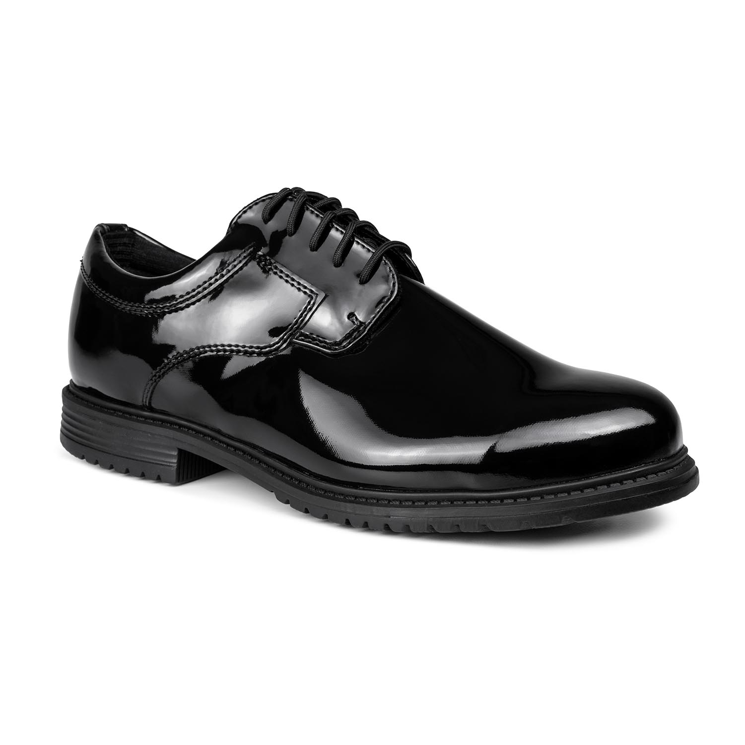 High Gloss Shiny Black Mens Dress Shoes LawPro High Gloss Oxfords