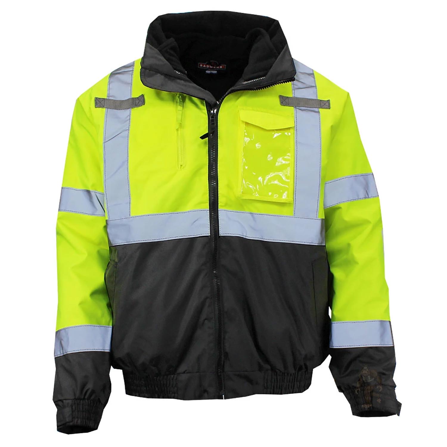 Reflective Apparel Hi-Vis Waterproof Zip-Out Bomber Jacket