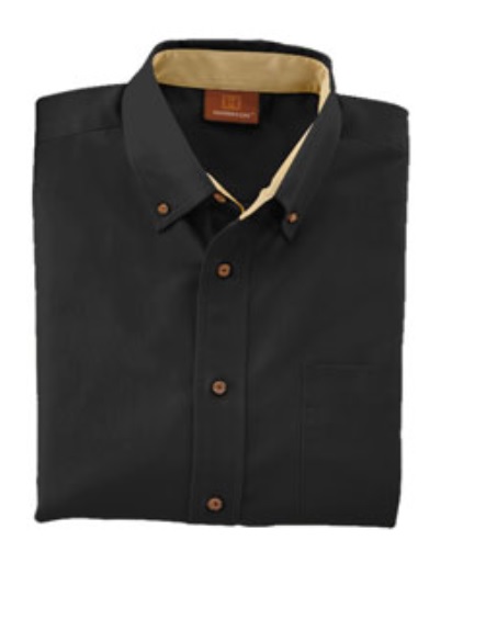 harriton dress shirts Harriton Ladies' Easy Blend Long-Sleeve Twill Shirt with Stain-Release