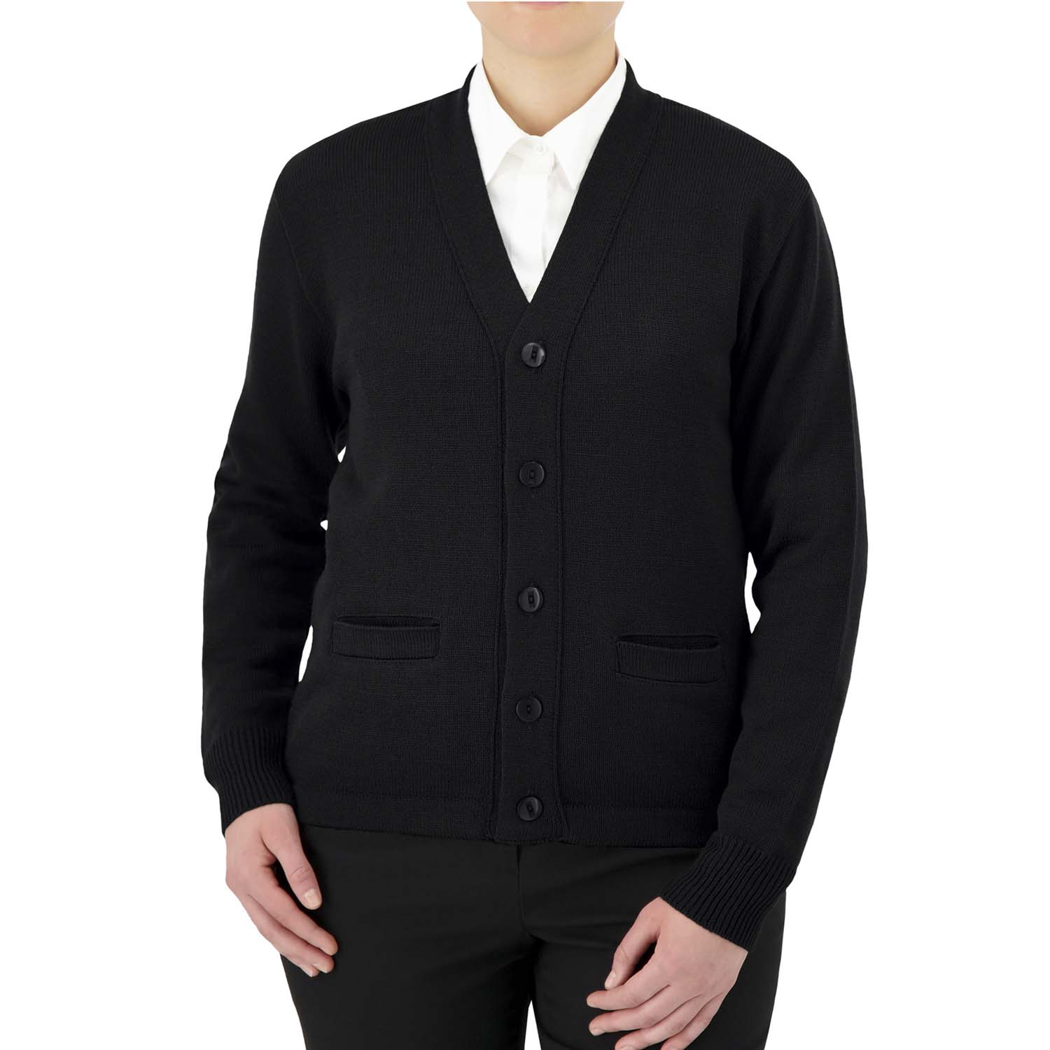 Cobmex V-Neck Long Sleeve Button Front Cardigan | Galls