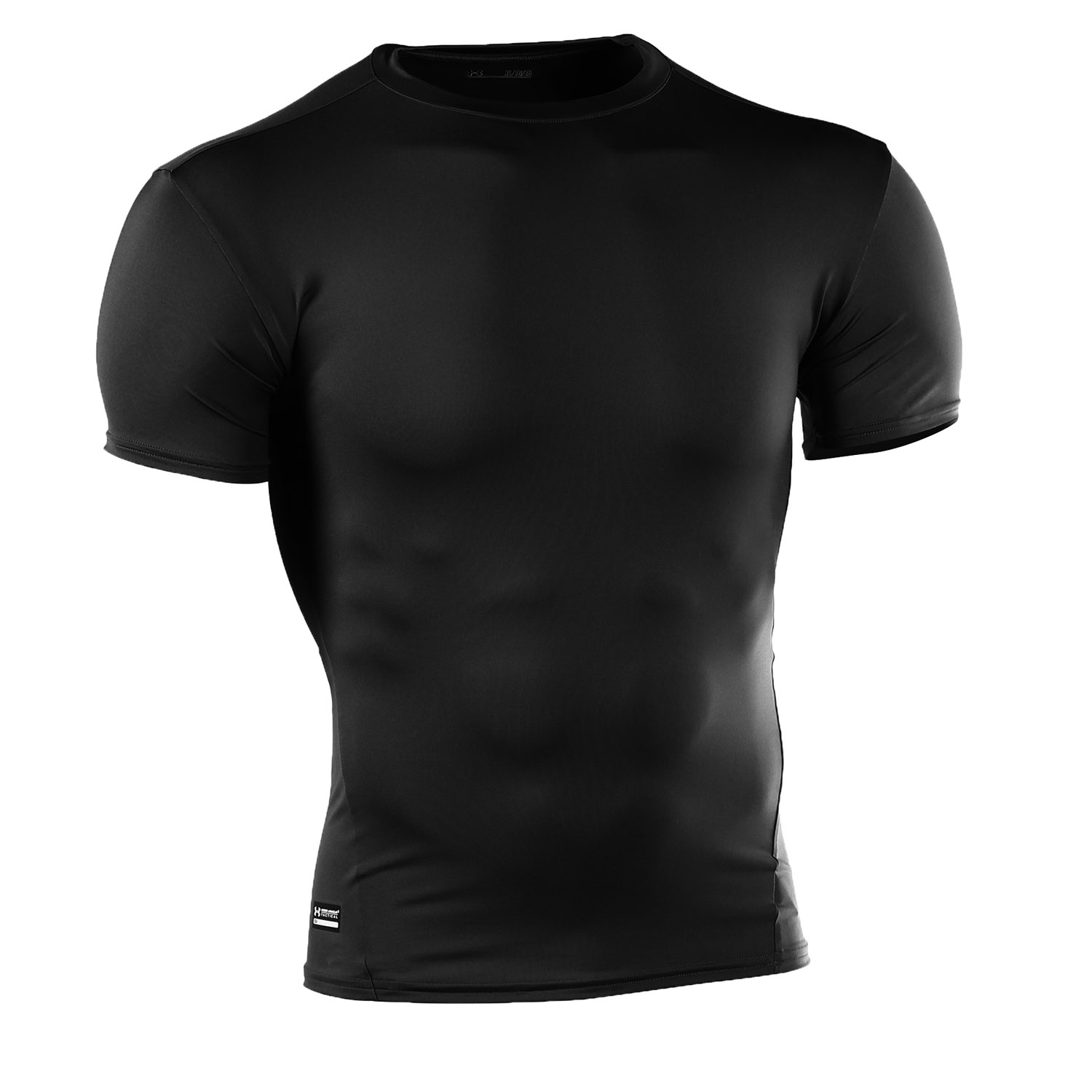 Under Armour Men's Tactical HeatGear Compression Shirt, Black