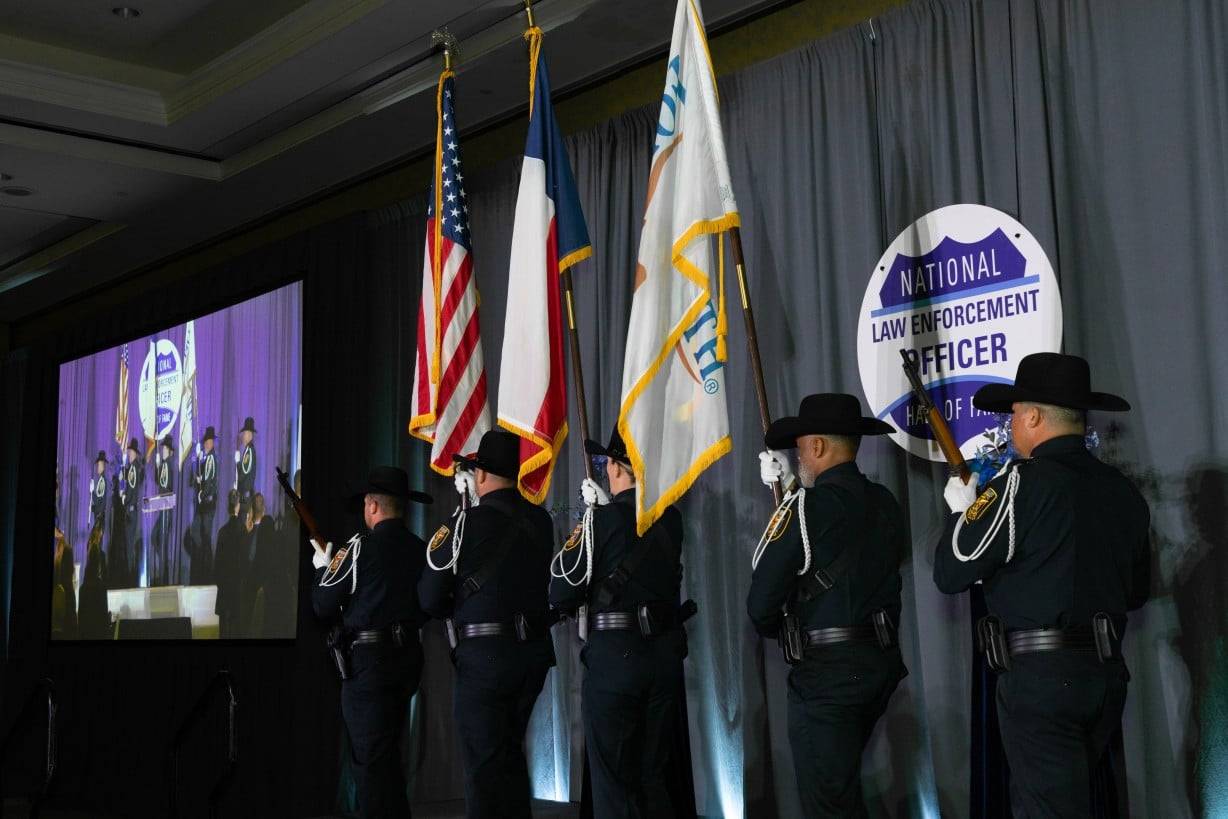 National Law Enforcement Officers Hall of Fame Induction Ceremony guards