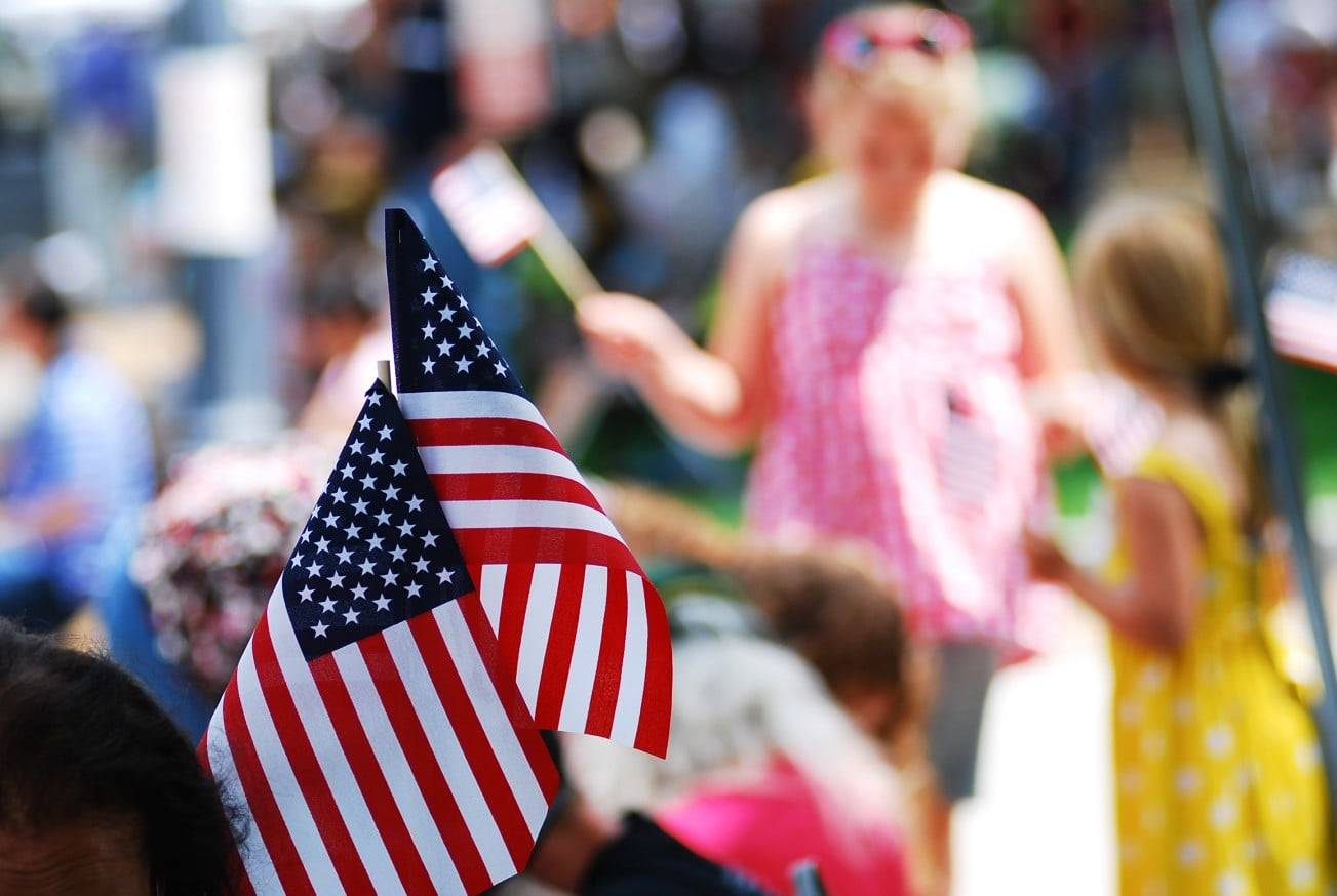 Fourth of July crowd