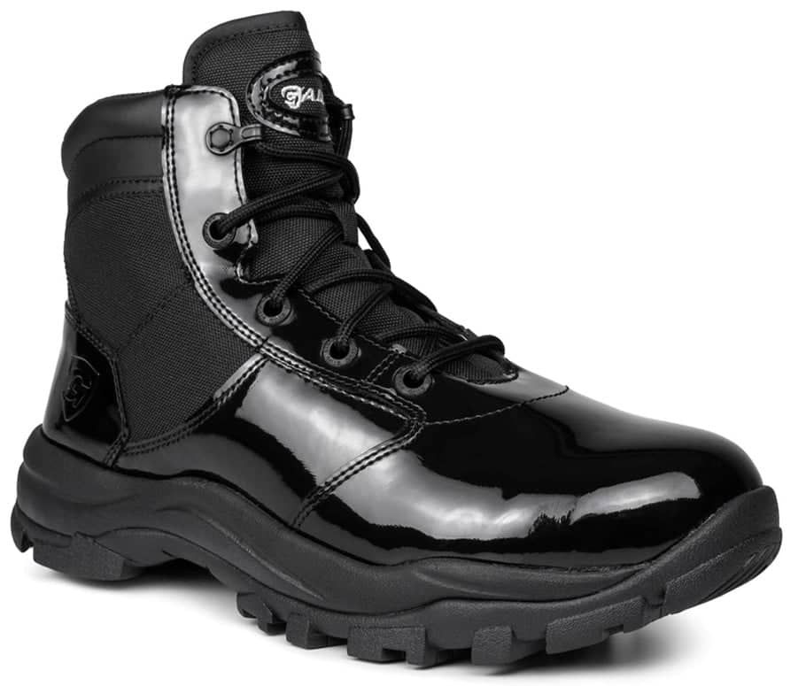 Galls Mens 6 High Gloss Side Zip Boots></p><h3><font face=