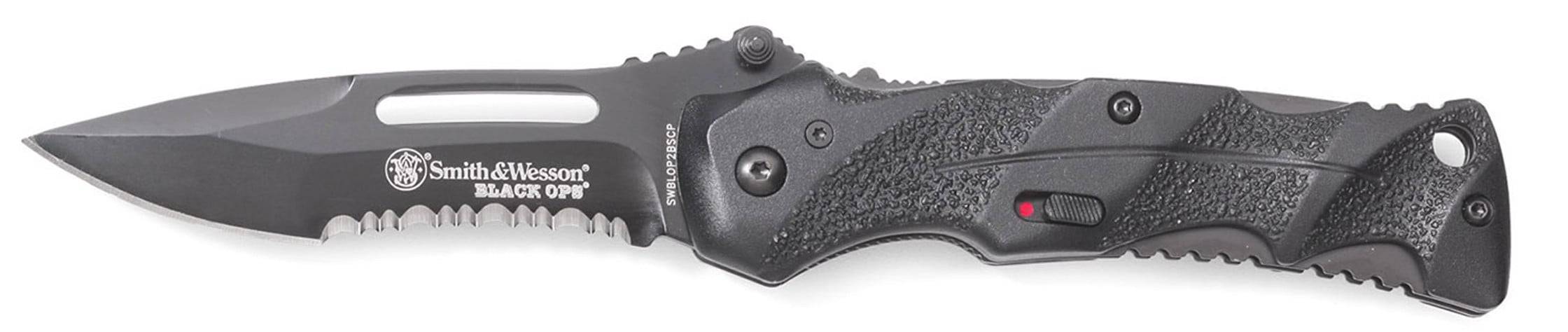 Smith & Wesson Black OPS MAGIC Spring Assist Knife
