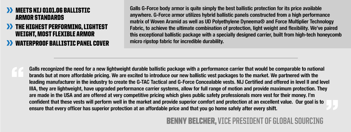 Galls SE Body Armor Carrier