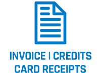 Invoice | Credit Card Receipts