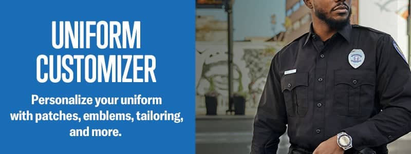 customize your uniform. Shop Now.