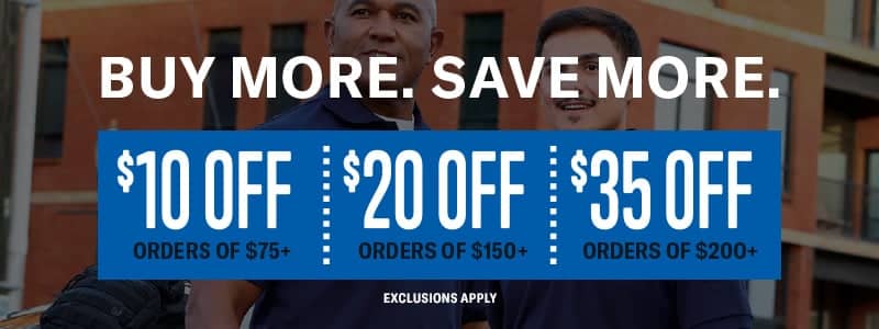 Buy more save more. Gear up and Save