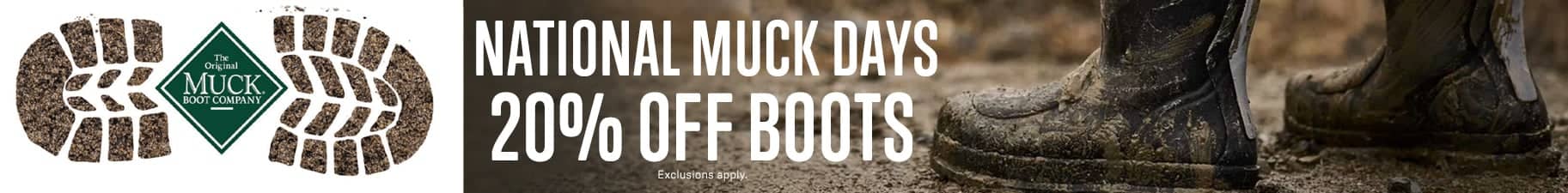 20% Off Muck boots