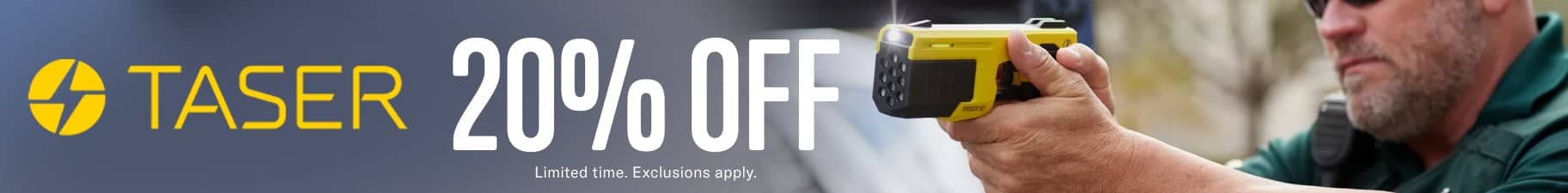 Taser 20% Off