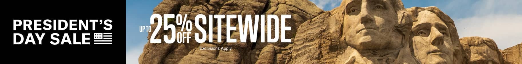 Up to 25% Off Sitewide