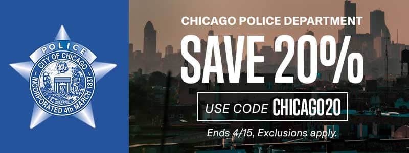 Chicago Police Department Save 20%. Use code CHICAGO20. 