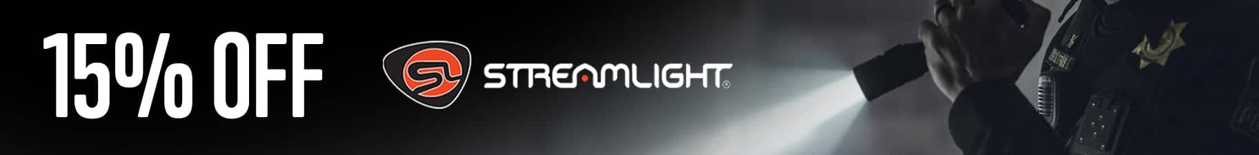 15 percent off streamlight. Shop Now.