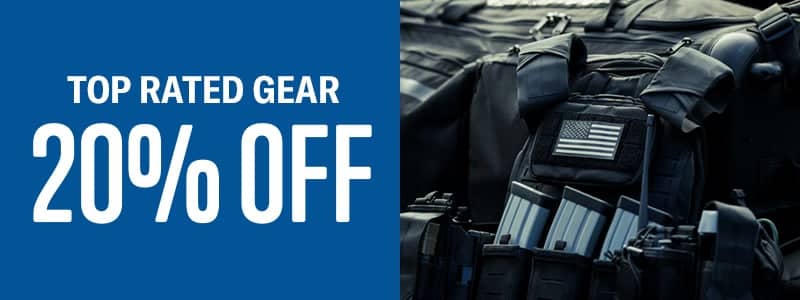 20% Off top rated gear