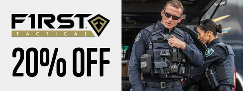 20% Off First Tactical