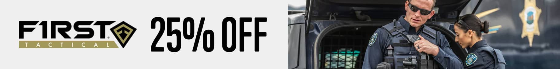 First Tactical 25% off