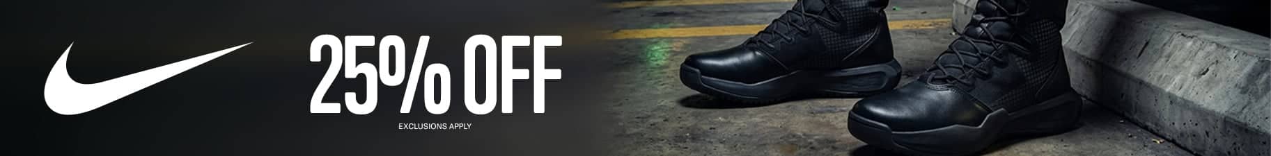 25% Off Nike